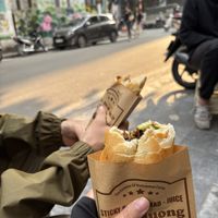   at Xoi Banh Mi Kim Huong in Hanoi