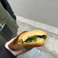   at Xoi Banh Mi Kim Huong in Hanoi