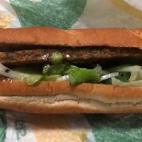  Vegan patty sub  at SUBWAY  in Abu Dhabi