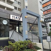 outside   at Shark Coffee in Tokyo