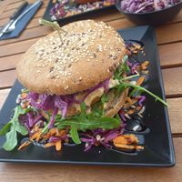 Süßkartoffel Burger at VielSinn in Wismar