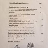 Menu (September 2025). at VielSinn in Wismar