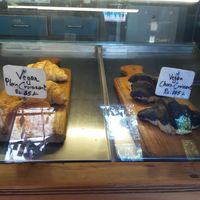 Bakery display case at Café Mozart - Maybe closed in Kathmandu