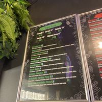 Part of the menu  at Pizza Infinity in Broadview