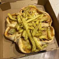 Small vegan artichoke pizza - ‘UFO’ style   at Pizza Infinity in Broadview
