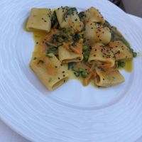 Vegan pasta   at Ristorante Al Giardino in Taormina