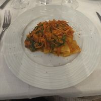 chef’s vegan pasta  at Ristorante Al Giardino in Taormina