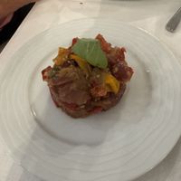 coponata  at Ristorante Al Giardino in Taormina