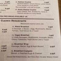 Only thing I found that was clearly labeled vegan on the menu; the Vegan Breakfast (July 2023) at Makai Cafe in Orihuela