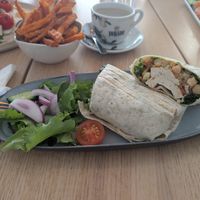 Veggie garden wrap at Makai Cafe in Orihuela