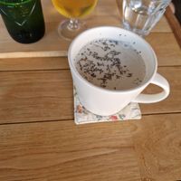 Roasted green tea with soy milk at Cafe Pirica - 喫茶 Pirica (ピリカ) in Beppu