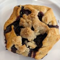 Blueberry galette at Hyperion Coffee Co in Ann Arbor