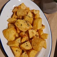 Patatas bravas at Ses Cosines Restaurant in Mallorca