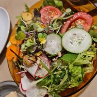 Salad at Ses Cosines Restaurant in Mallorca