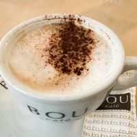 Cappuccino mit Hafermilch  at Ses Cosines Restaurant in Mallorca