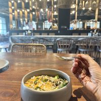 This bowl like baby food   at The Vegan Room in Jaipur