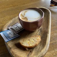 Vegan latte  at The Vegan Room in Jaipur