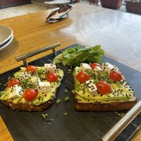 Vegan avocado toast 🥑   at The Vegan Room in Jaipur