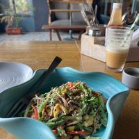 spicy salad  at The Vegan Room in Jaipur