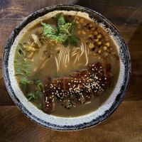 Tofu ramen   at Ginger Cocina in Medellin
