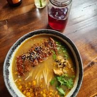 tofu ramen at Ginger Cocina in Medellin