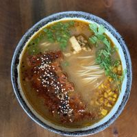 Tofu Ramen  at Ginger Cocina in Medellin