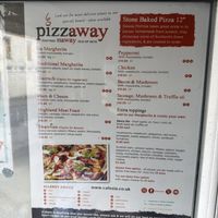 Menu  at Pizzaway in Isle Of Skye