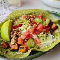 💚 Sweet Potato Tacos (VG)  at Super Loco - Customs House in Central Singapore