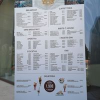 Menu at C. House Cafè in Peschiera Del Garda