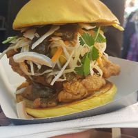 Woi Oi (Jerk) burger at Beanie Bun in Newcastle Upon Tyne