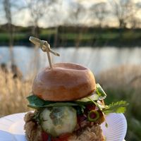 Korean burger   at Beanie Bun in Newcastle Upon Tyne