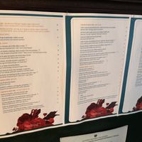 menu at Magma in Sao Miguel