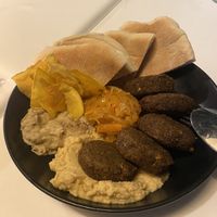 Falafel plate   at Magma in Sao Miguel
