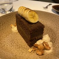 AMAZING chocolate peanut butter banana mousse - SO GOOD!   at Magma in Sao Miguel