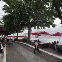 Outstanding view of Copacabana   at Café 18 do Forte in Rio De Janeiro