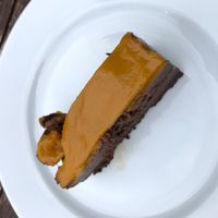 mango chocolate delight at Bookstop Cafe in Kenmare