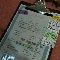 Menu at Ananas Coffee アナナスコーヒー in Tokyo