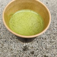 Matcha amazake at Nukafuku ヌカフク in Hakone