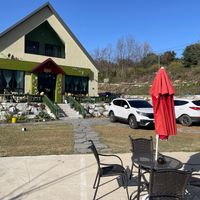 Café with outside seating area at Difference in Geumsan