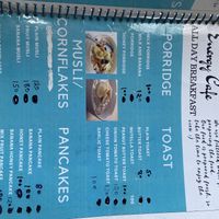 Menu  at Energy Cafe & Guest House in Bundi