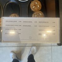 Pastry menu  at Kafei Korner Sablon in Brussels