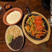 Veggie fajitas at Chihuahua's in Reno