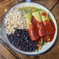 Veggie enchiladas at Chihuahua's in Reno
