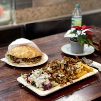 Seitandöner & Planted Teller at Pizza Chili Sigmarigen in Sigmaringen