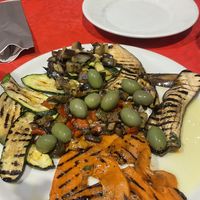 Grilled veggies  at Cantina Miseria E Nobilta in Amalfi