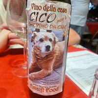 House wine cico vino  at Cantina Miseria E Nobilta in Amalfi