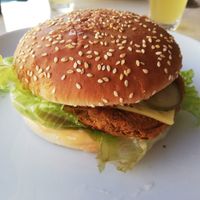 Cheeseburger at Mr & Mrs Retro in Seckach