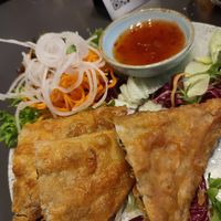 Frittierte won tan (Nr. 14) at Monchi in Leipzig