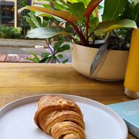Vegan croissant at Spotted Pig in Makati