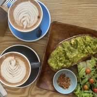 Vegan avocado toast & chai   at Spotted Pig in Makati